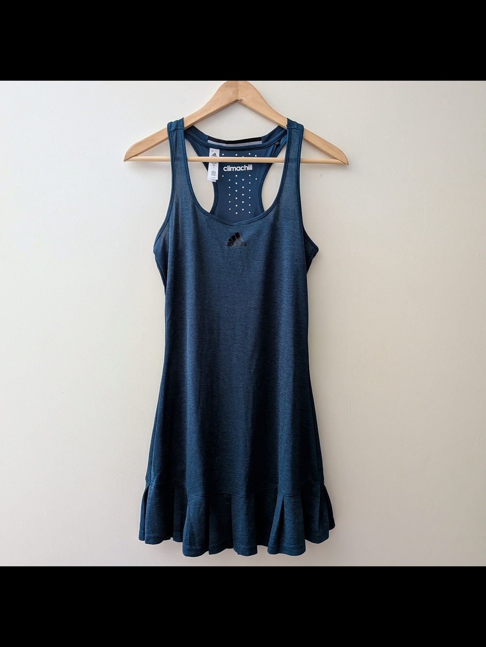 Adidas Climacool Navy Racerback Tennis Dress, XS